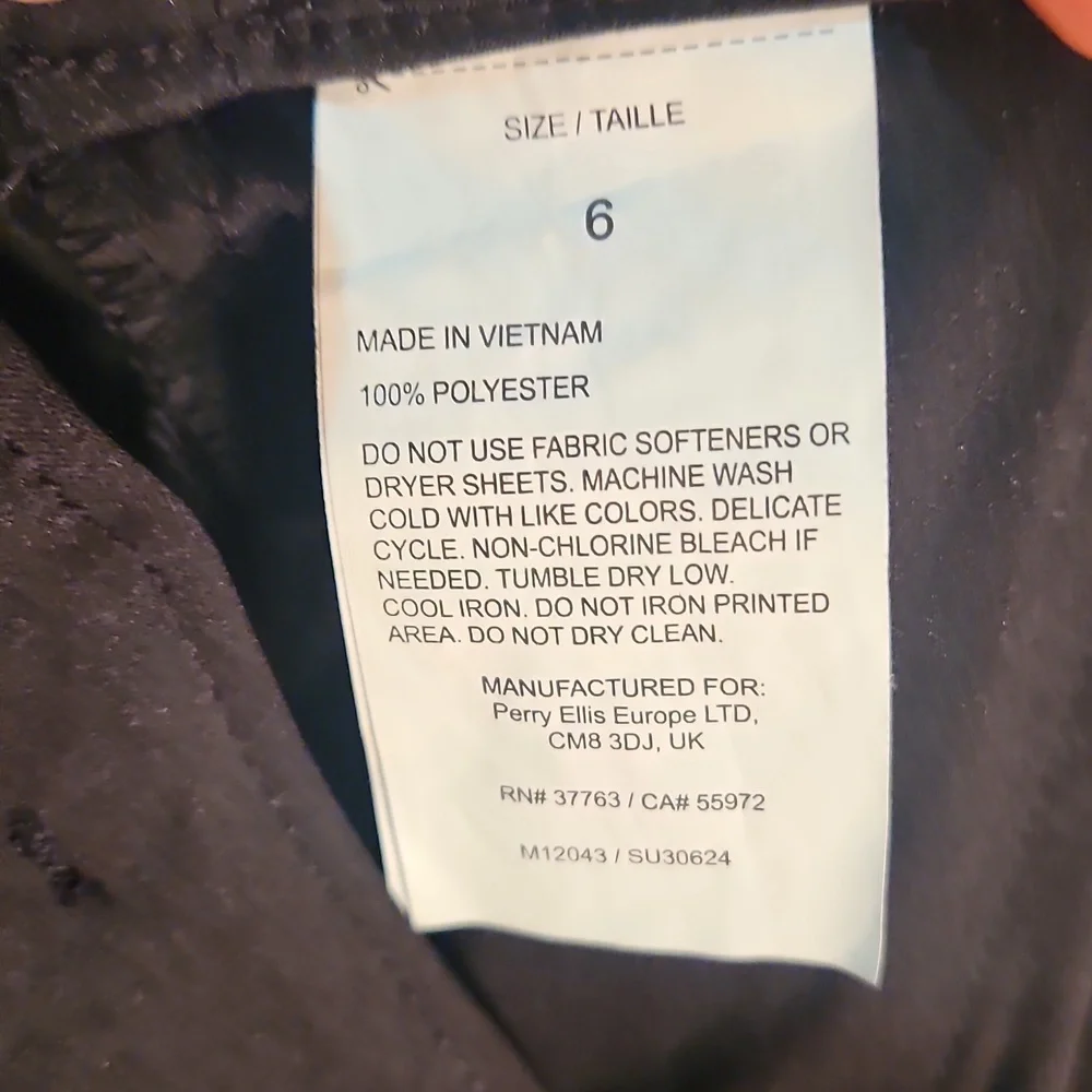 PGA Tour Black Shorts Sz6 - Picture 6 of 7